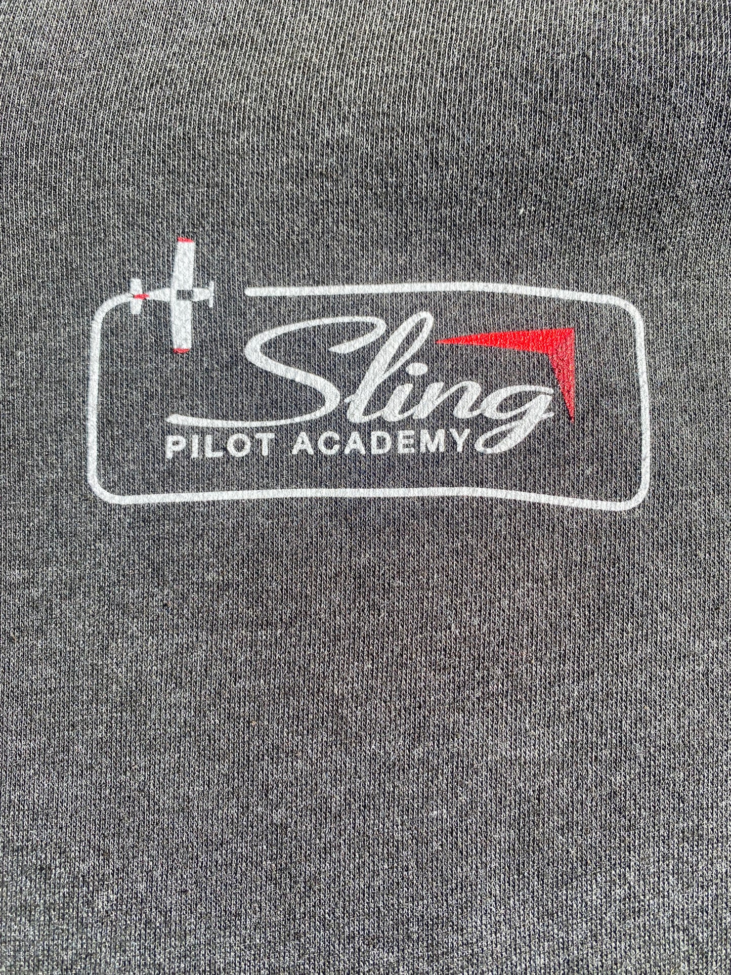 Sling Traffic Pattern Zip Hoodie - Charcoal Grey