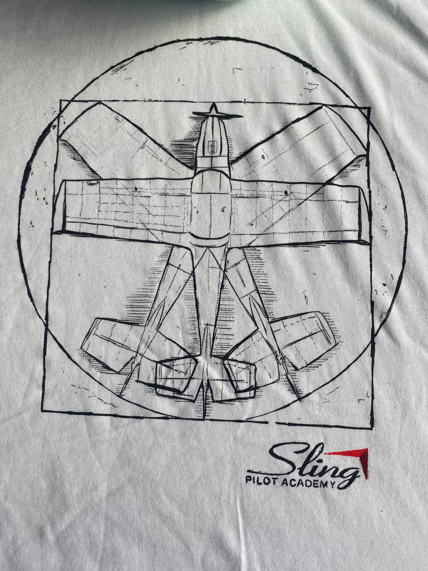 Sling Vetruvian Plane T-Shirt - White