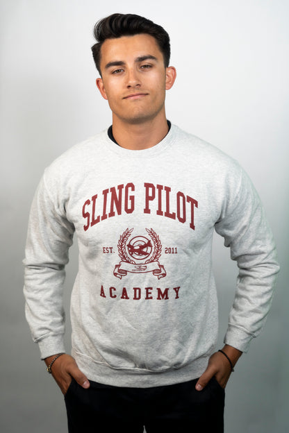 Sling Crewneck Sweater - Grey