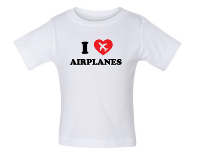 Airport Family Days I Love Airplanes Kids Shirt