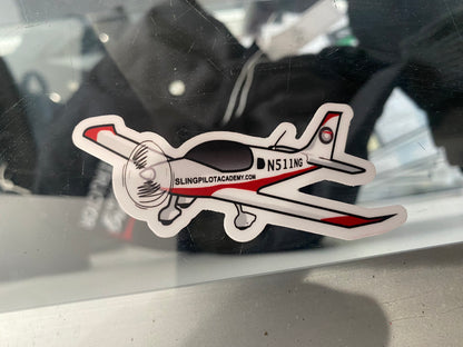 Sling Plane Sticker