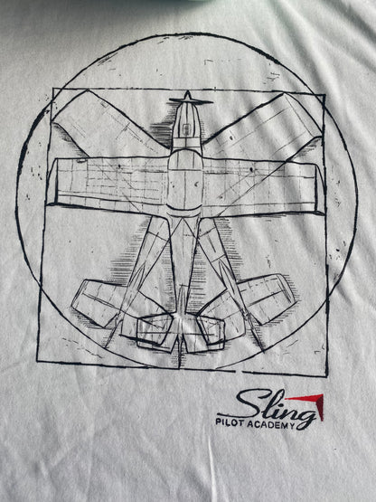 Sling Vetruvian Plane T-Shirt - White