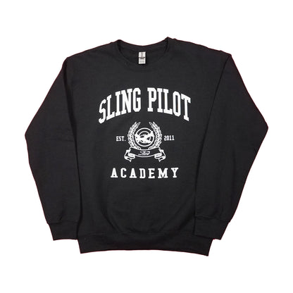 Sling Crewneck Sweater - Black