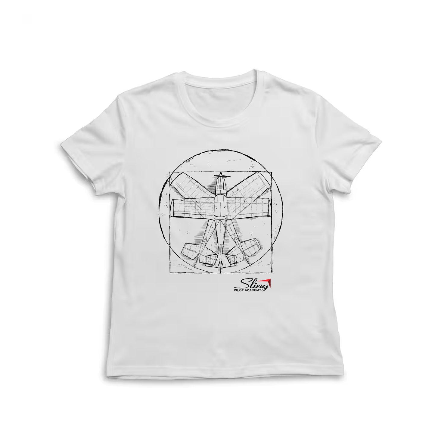 Sling Vetruvian Plane T-Shirt - White